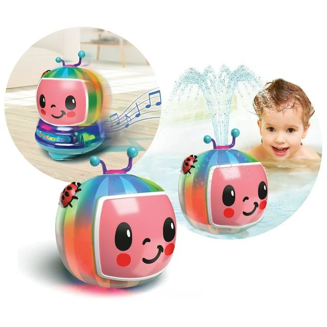 Spark Cocomelon 2-in-1 Spraying Bath Toy with LED Lights for Boys & Girls Ages 3 and up - Walmart... | Walmart (US)