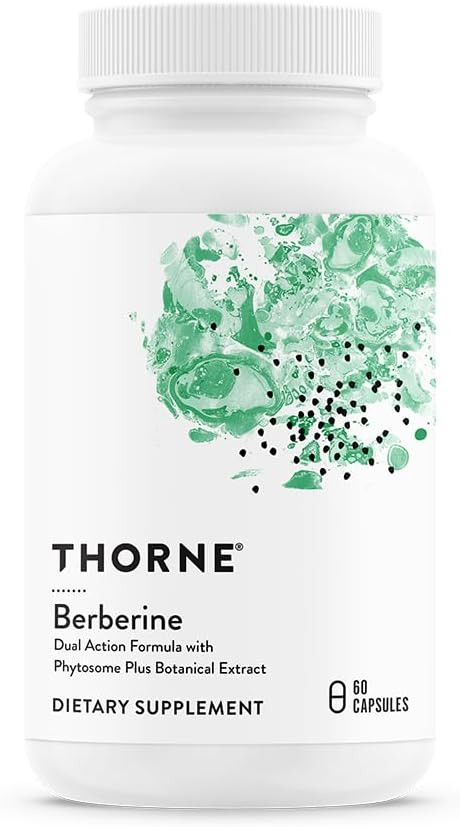 Thorne Berberine - Dual Action Formula with Phytosome Plus Botanical Extract - Support Heart Heal... | Amazon (US)
