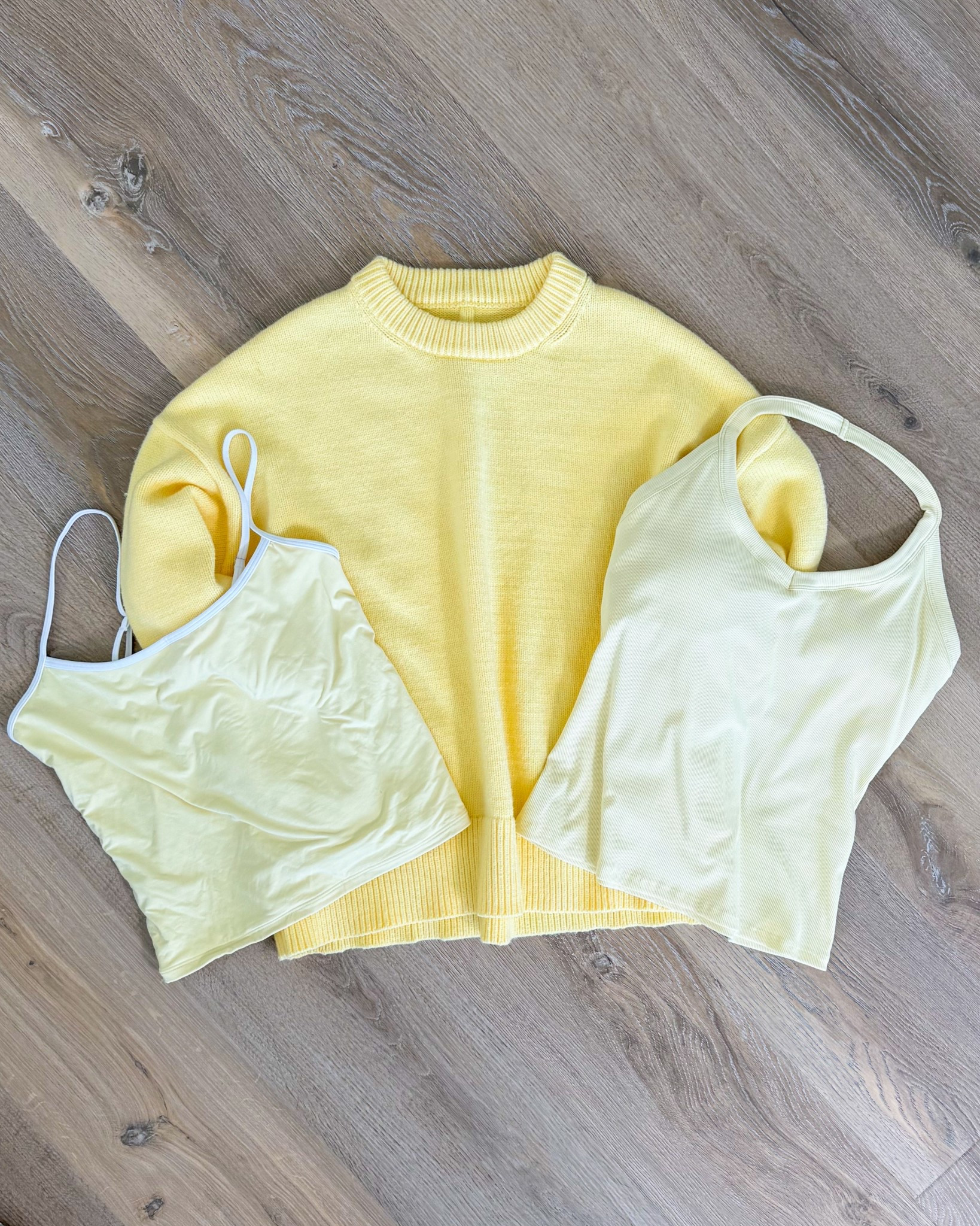 These butter yellow tops are such a fun way to bring color back into your wardrobe after the winter!! Super soft and flattering! 

Butter yellow tall girl finds Amazon finds yellow tank top halter tank white lined tank top tall girl approved Stang and co 

#LTKSeasonal #LTKTall #LTKootd