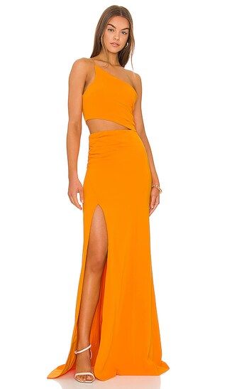 Sandra Gown in Clementine | Revolve Clothing (Global)