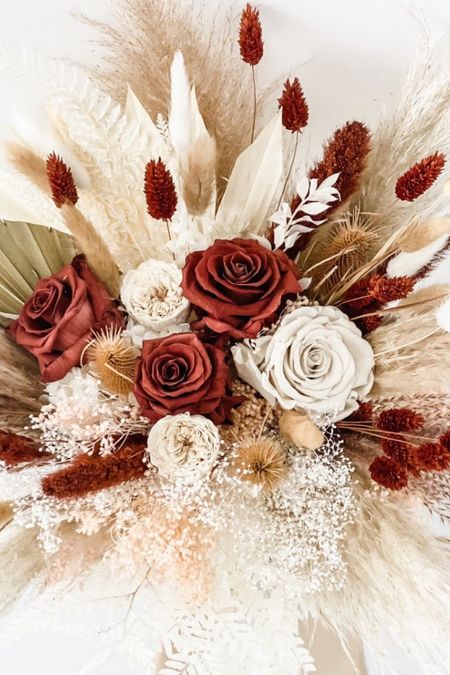Hand tied bouquets made with dried florals 

#LTKwedding