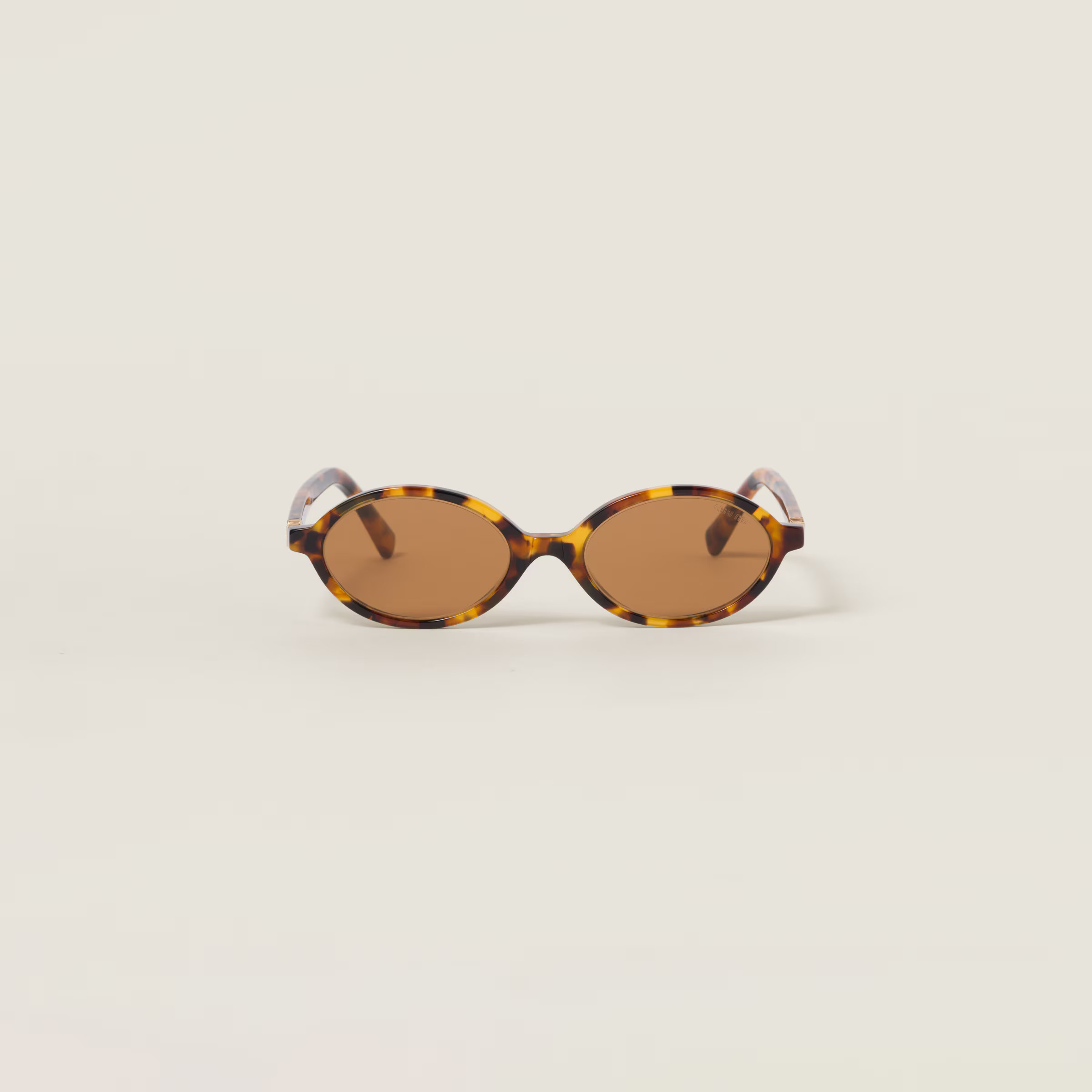Camel Beige Lenses Miu Regard Sunglasses | Miu Miu | Miu Miu US