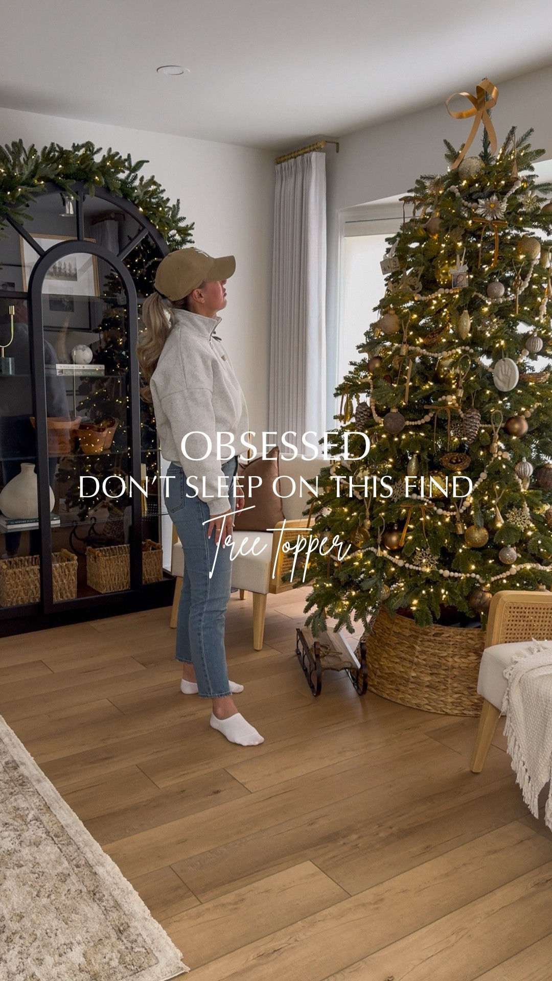 DON’T SLEEP ON THIS FIND👌🏼

Obsessed🙌🏼This brass metal bow tree topper adds a touch of elegance. It is easily secured by clipping it to the top of your tree. This would also be so beautiful on a wreath.

#christmastree #christmastreetopper #christmasornaments #christmasdecor #christmasfind #holidaydecorating #holidayhome #topper #brassdecor

#LTKHome #LTKSeasonal #LTKHoliday