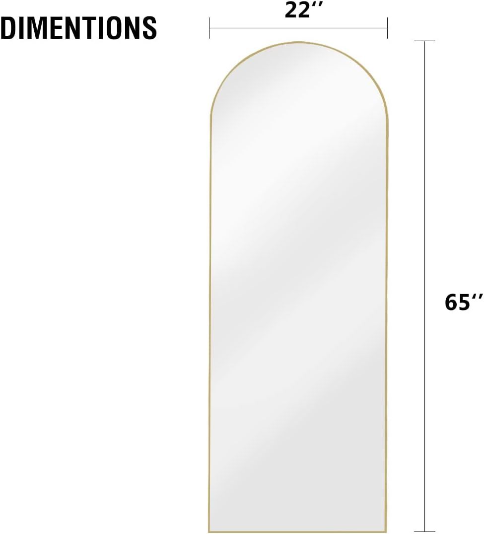 Amazon.com: OGCAU Full Length Floor Mirror Wall Mirror Standing Hanging or Leaning Against Wall f... | Amazon (US)