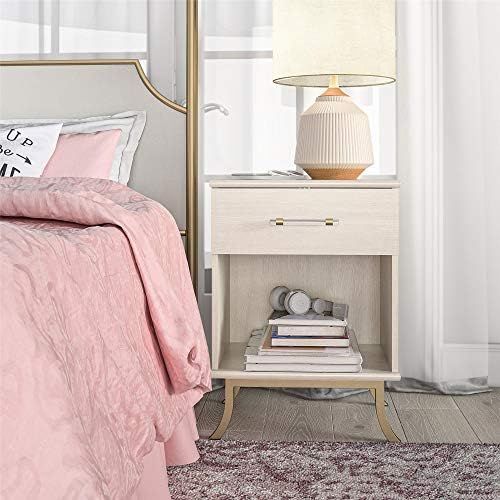 Little Seeds Monarch Hill Clementine White Nightstand, Ivory Oak | Amazon (US)