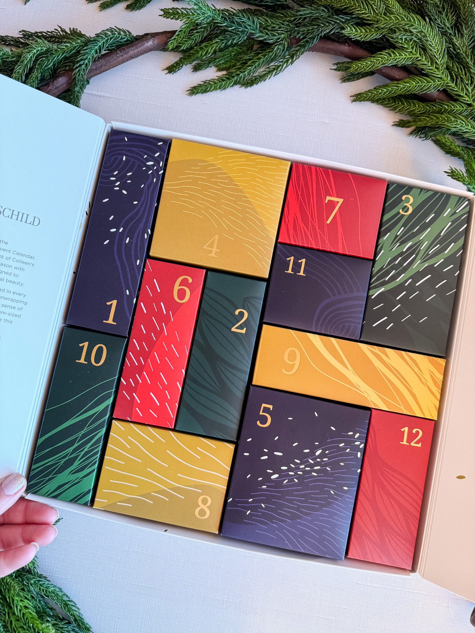 Advent Calendar from Colleen Rothschild

Christmas  advent calendar  holiday  holiday season  Colleen Rothschild  Christmas present  secret Santa  white elephant  

#LTKHoliday #LTKGiftGuide #LTKSeasonal