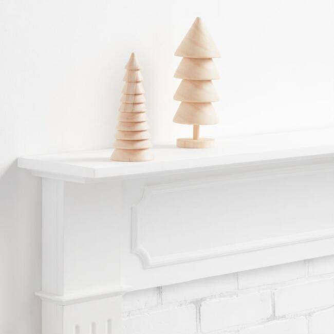 Natural Pine Wood Tree Decor | World Market