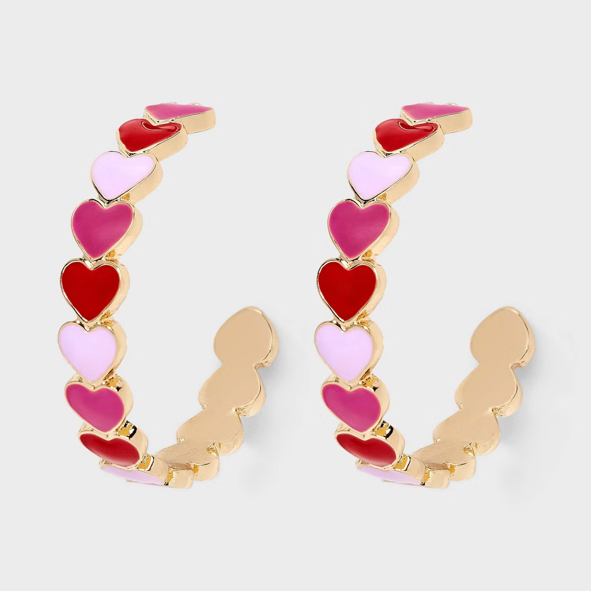 Valentines Heart Hoops - Red/Pink | Target