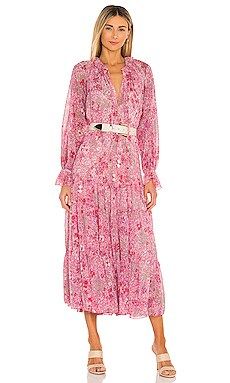 Free People Feeling Groovy Maxi Dress in Summertime Pink from Revolve.com | Revolve Clothing (Global)