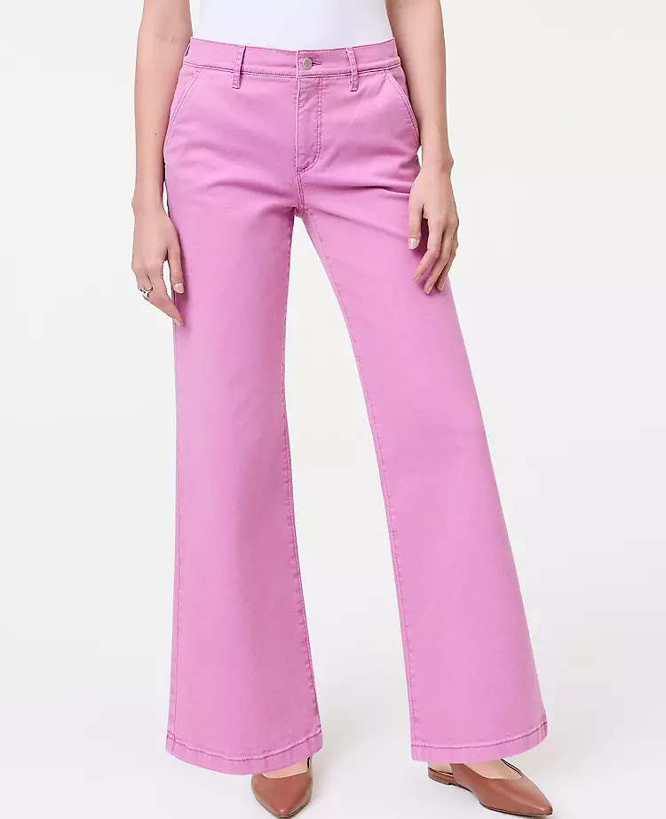Petite Weekend Collection Wide-Leg Jean | Ann Taylor