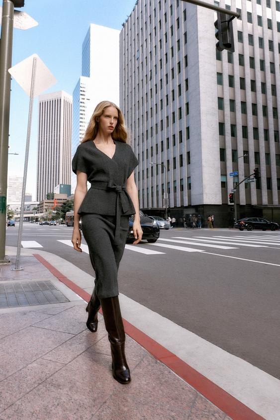 KNIT MIDI SKIRT | Zara US