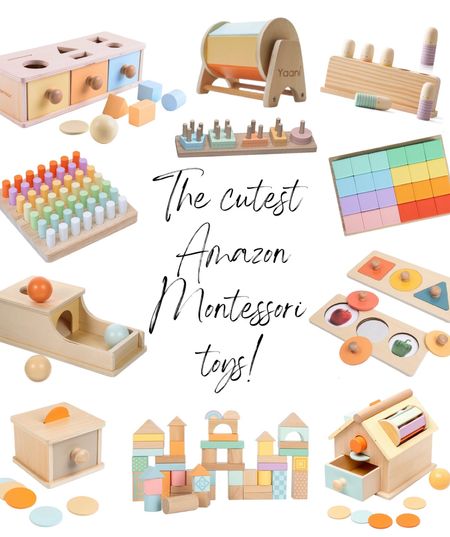 Amazon wooden Montessori toys for kids and baby! 

#LTKbump #LTKkids #LTKbaby