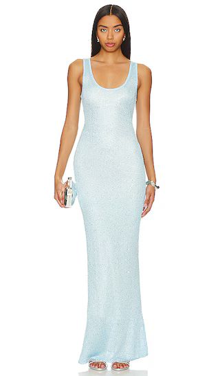 Ana Dress in Baby Blue Sequin | Revolve Clothing (Global)