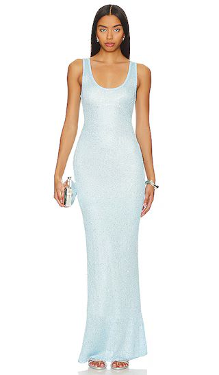 Ana Dress - Baia Blue Sequin | Revolve Clothing (Global)