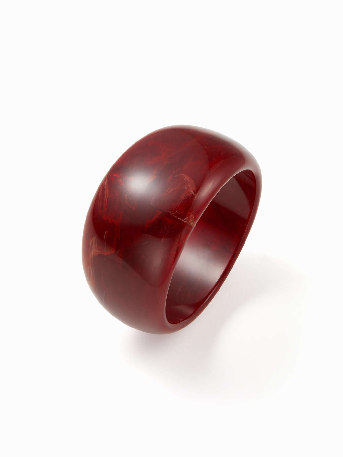 MARBLE TEXTURED WIDE BANGLE BRACELET For Daily Casual | Cider