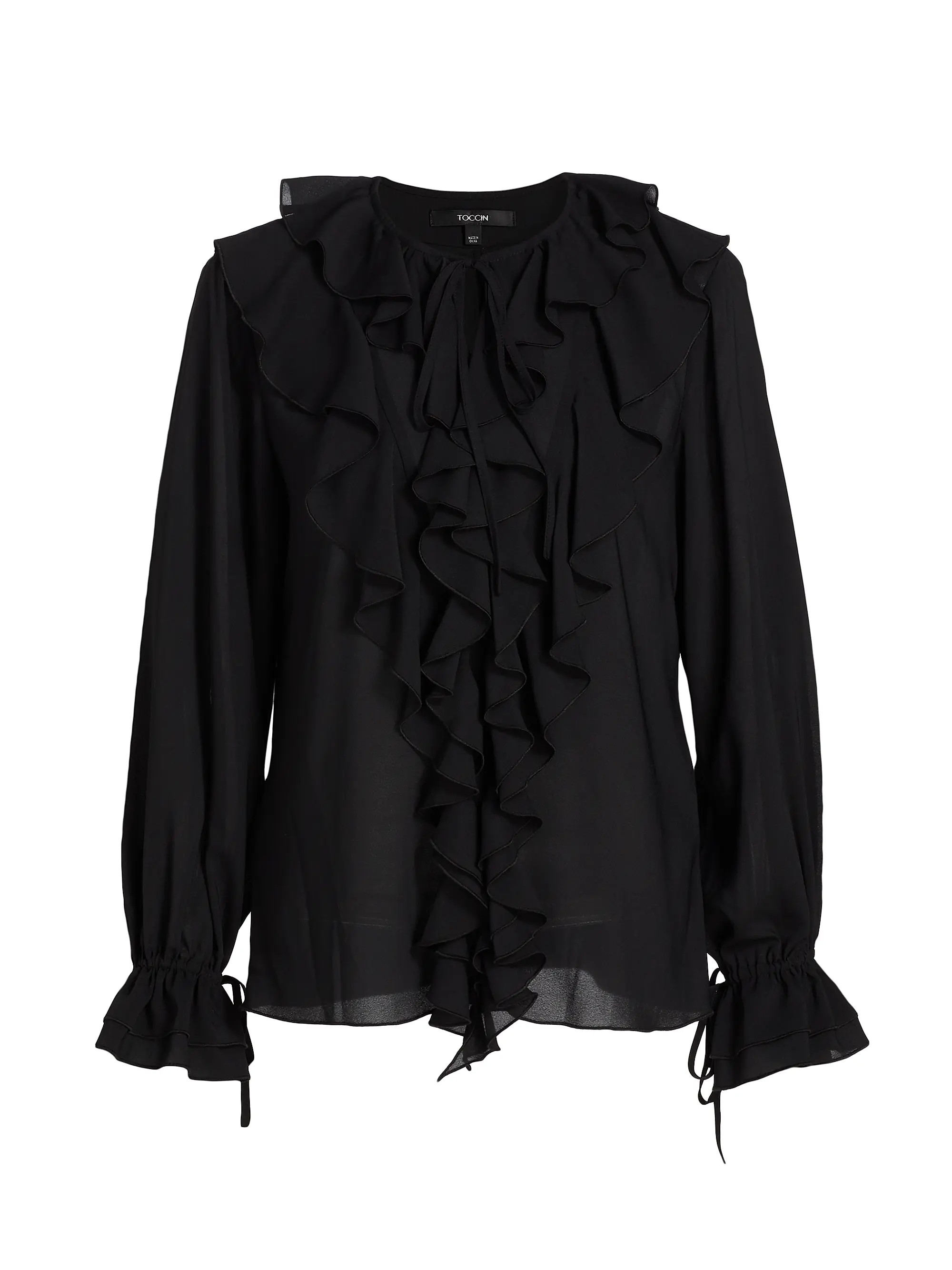 Tobi Exaggerated Ruffle Blouse | Saks Fifth Avenue