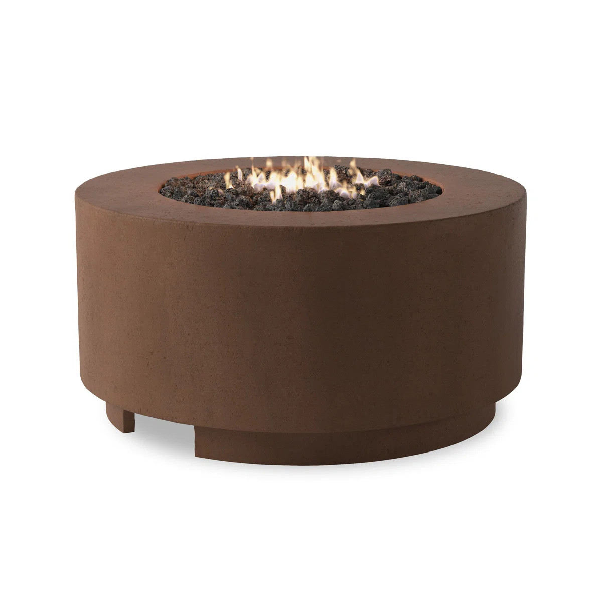 Jolliff 16.5" H x 35.5" W Concrete Outdoor Fire Pit Table | Wayfair North America
