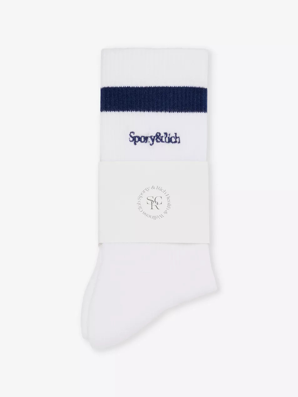 Crew-Length Cotton-Blend Socks | Selfridges