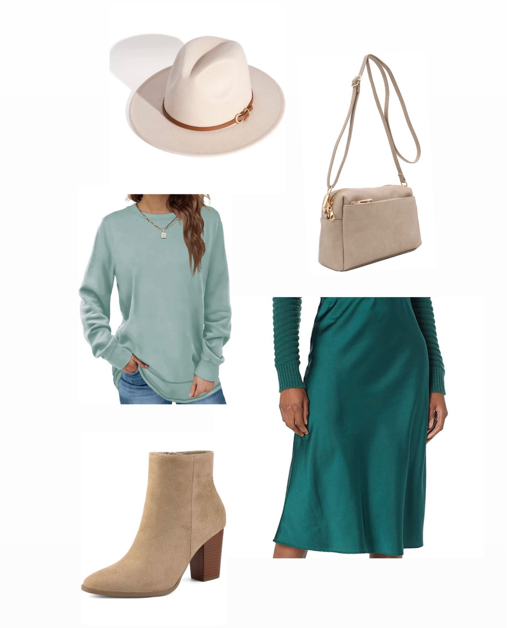 Turquoise & Beige fall look!🍂🤎 

#LTKstyletip #LTKsalealert #LTKshoecrush