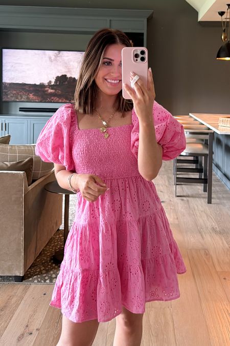 Wearing small in dress (ALEXA15 for 15% off at impeccable pig // pink dress, spring dress // 

#LTKfindsunder100 #LTKstyletip