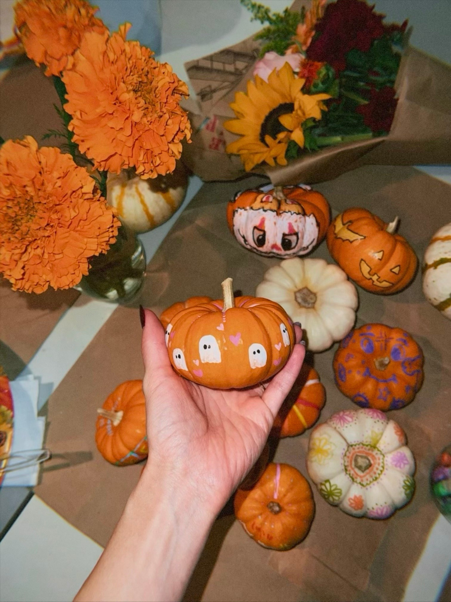 pumpkin decorating with acrylic paint markers 🎃🎨🖌️ 

#LTKFindsUnder100 #LTKSeasonal #LTKHoliday