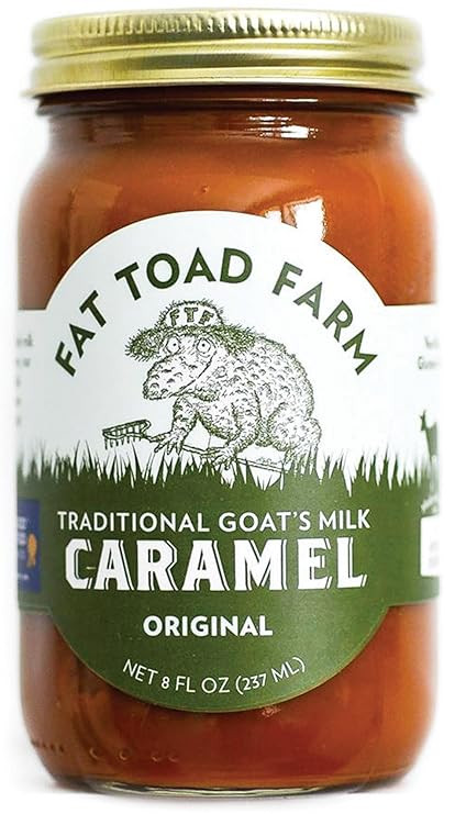 Fat Toad Farm Traditional Goat’s Milk Caramel Sauce/Cajeta, Original, Gluten Free, 8 fl oz | Amazon (US)