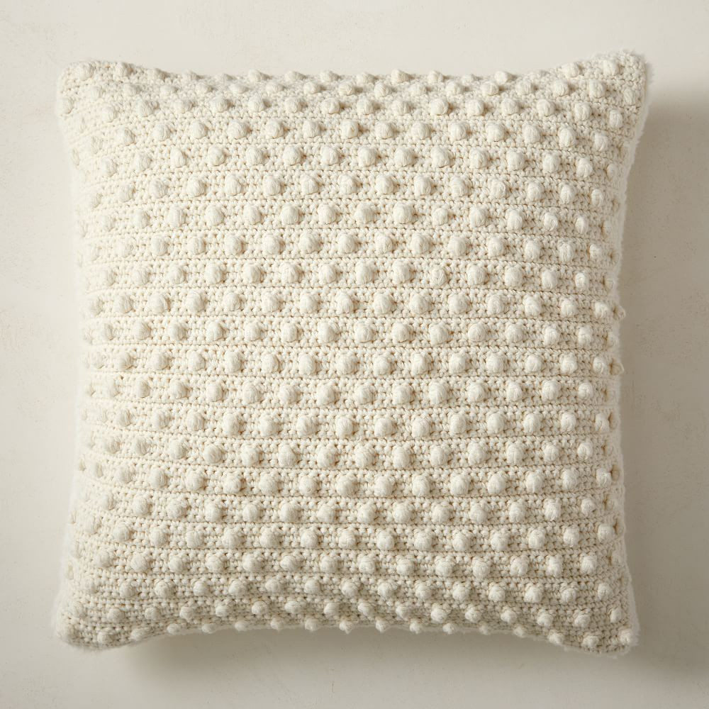 Popcorn Knit Pillow Cover | West Elm (US)