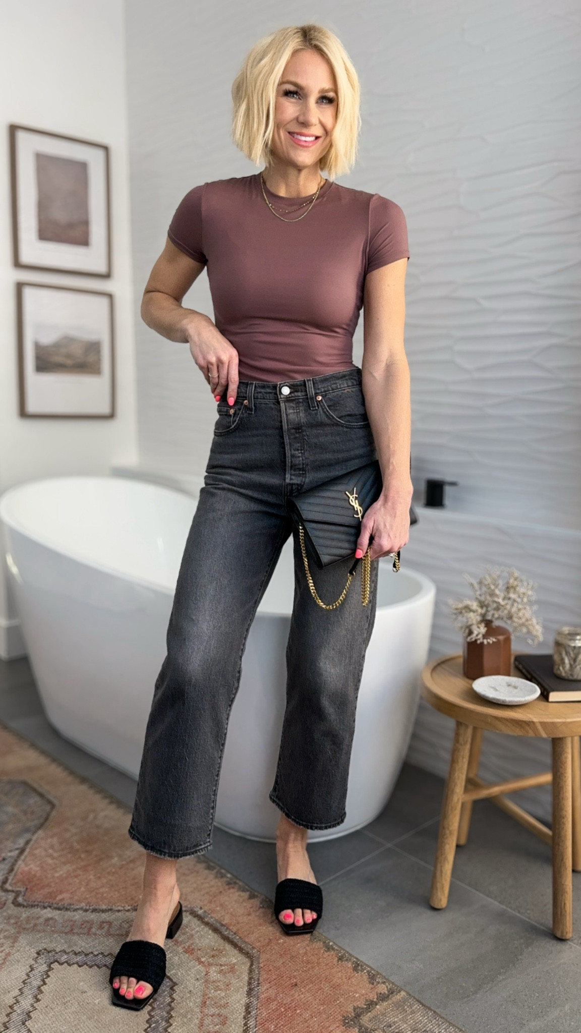 These viral tops are incredibly soft & double lined, and so easy to wear. Just add your favorite jeans ( sharing mine👌🏼) and sandals for Spring!
Sizing:
Tops: I wear a medium in both. Consider sizing up if between sizes.
Jeans: I wear a 27x27 ( I always recommend sizing up in white jeans!)

#LTKMostLoved #LTKfindsunder50 #LTKstyletip