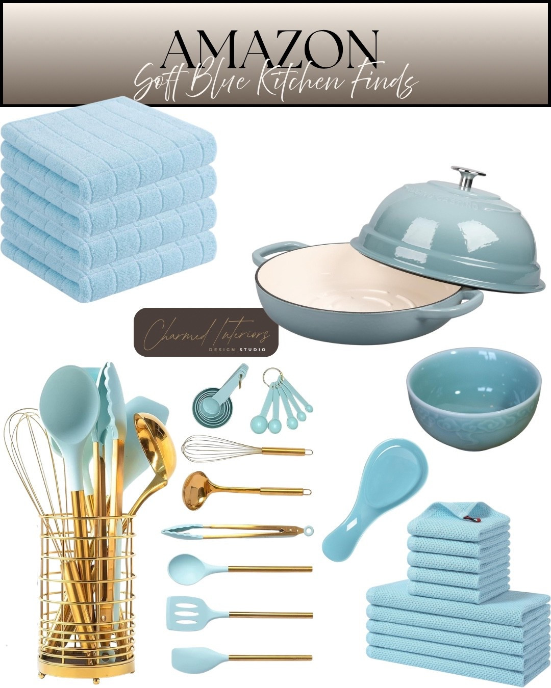 Soft Blue Kitchen Finds
#styledbycharmed #homedecor #amazonfinds

#LTKSaleAlert #LTKHome