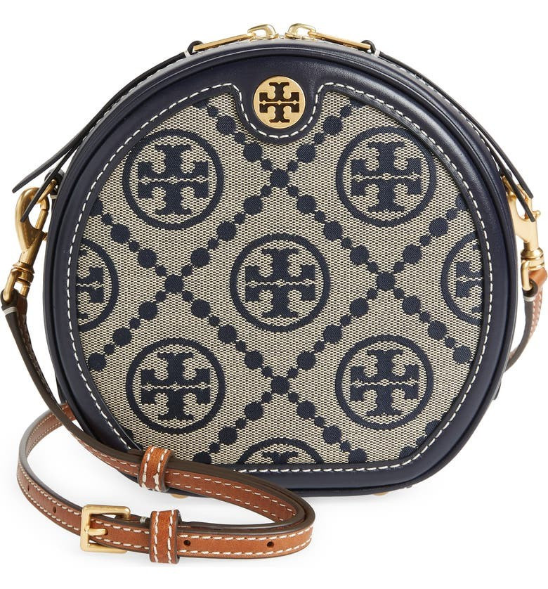 T Monogram Jacquard Moon Crossbody Bag Grey Bag Grey Bags Spring Outfits | Nordstrom
