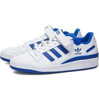 Adidas Men's Forum Low Sneakers in White/Blue, Size UK 7.5 | END. Clothing | End Clothing (US & RoW)