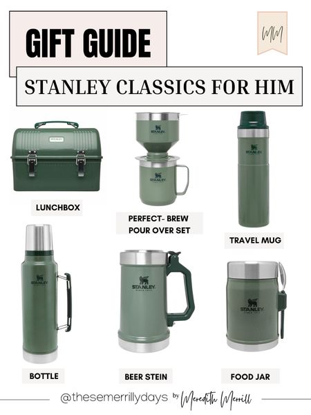 GIFT GUIDE: 
My husband loves getting new Stanley items every year for Christmas! These are a few classic items he will love 
#stanley 
#LTKGIFTGUIDE


#LTKHoliday #LTKGiftGuide #LTKSeasonal