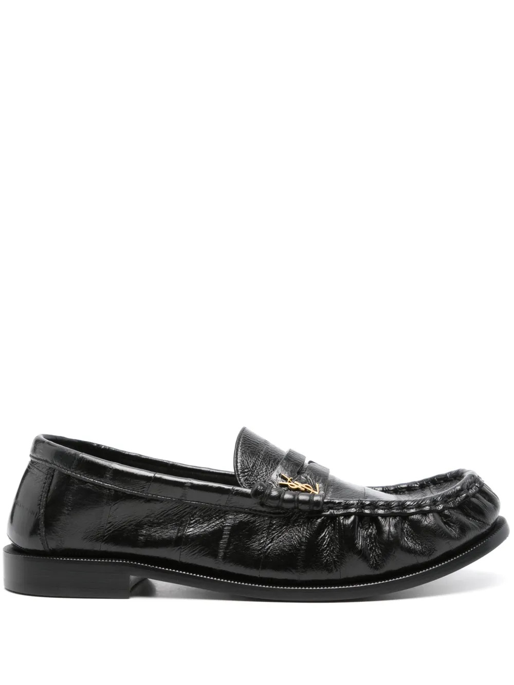 Saint Laurent penny-slot Loafers | Black | FARFETCH FR | Farfetch Global