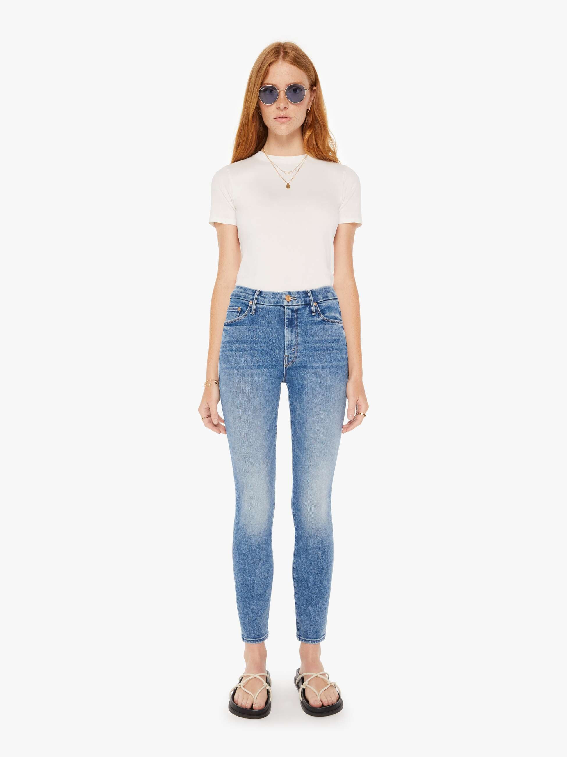 High Waisted Looker Ankle | Mother Denim