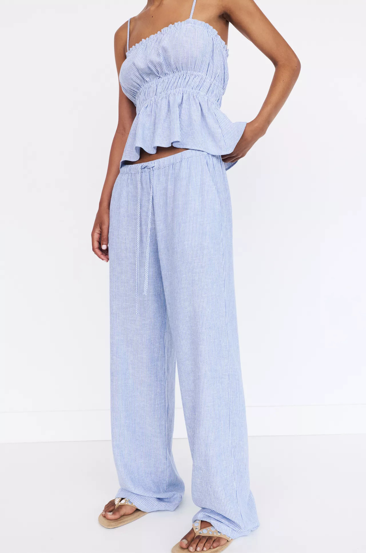 Striped Pyjama trousers | PULL and BEAR UK