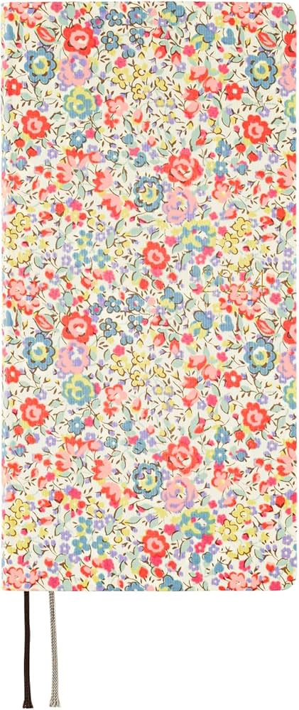 Hobonichi Techo Weeks [English/Tall and Slim Size/January 2024 Start] Liberty Fabrics: Emma and G... | Amazon (US)