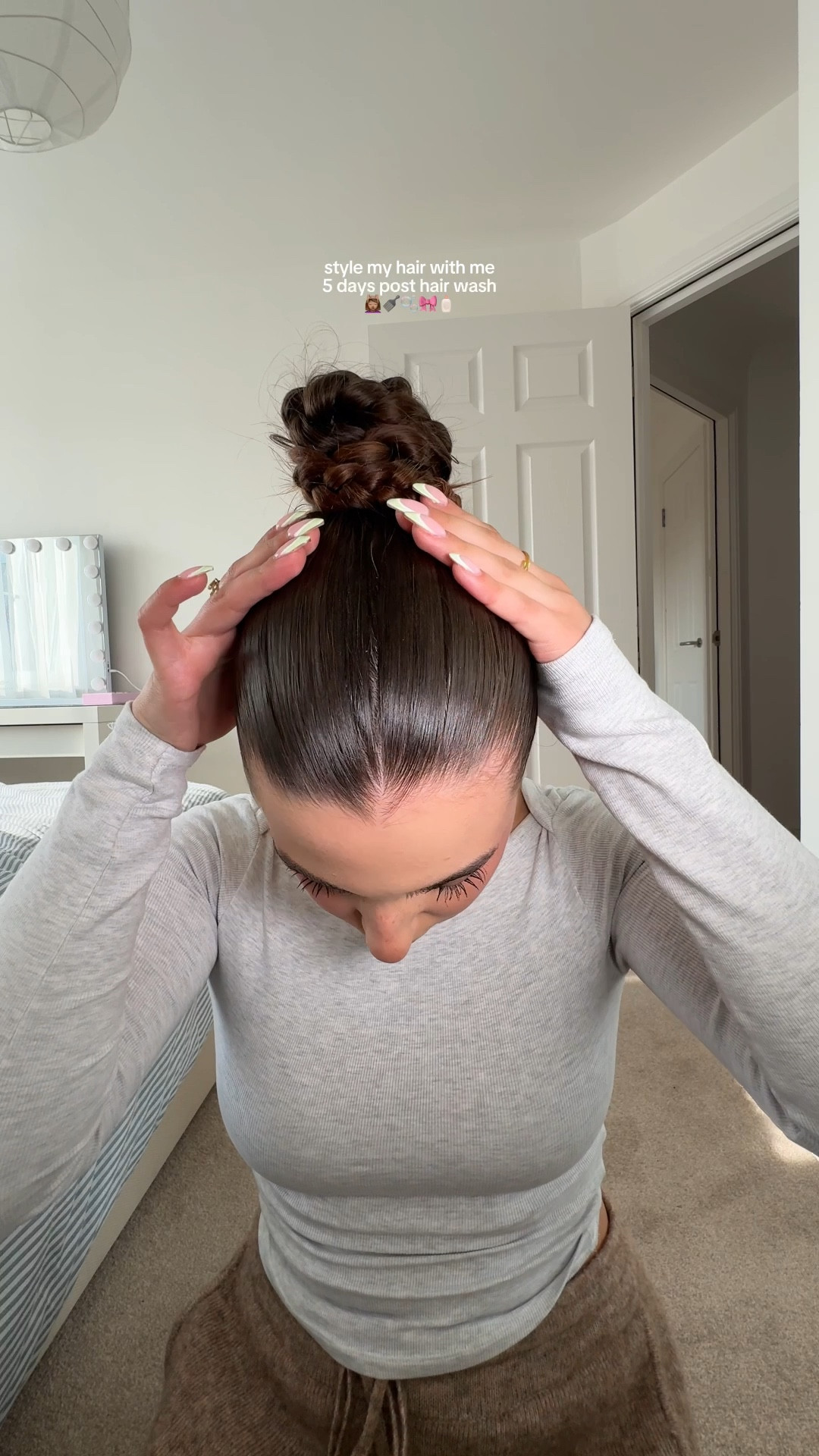 Slick back bun tutorial ✨💆🏽‍♀️🪮🎀

#LTKbeauty #LTKuk #LTKspring