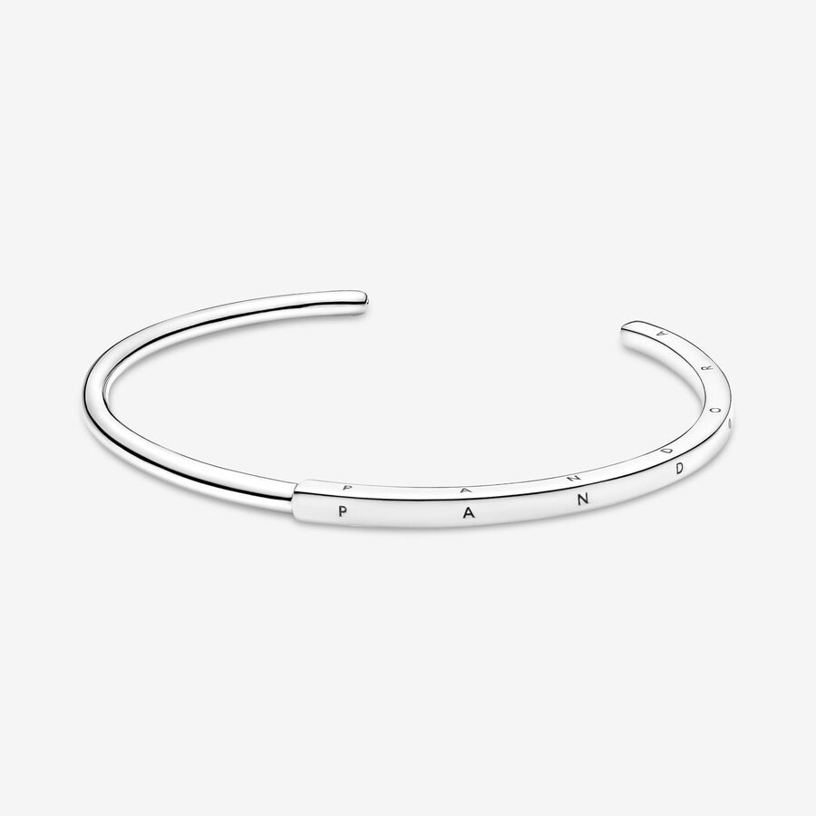 Pandora Signature I-D Open Bangle | Pandora (UK)