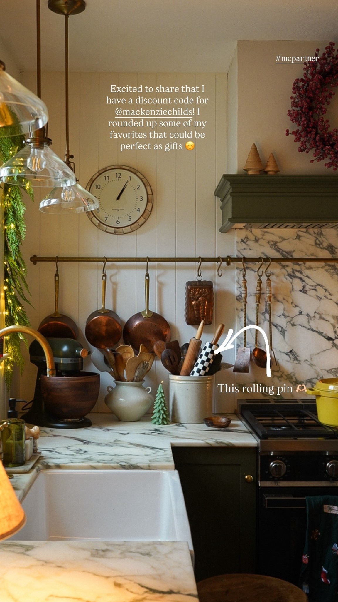 #mcpartner  Excited to share that I have a discount code for @mackenziechilds! I rounded up some of my favorites that could be perfect as gifts ☺️ This rolling pin 🫶🏻