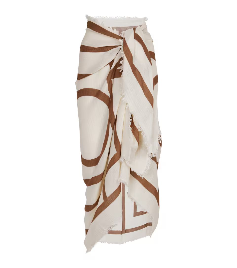 Monogram printed cotton sarong | Mytheresa (INTL)