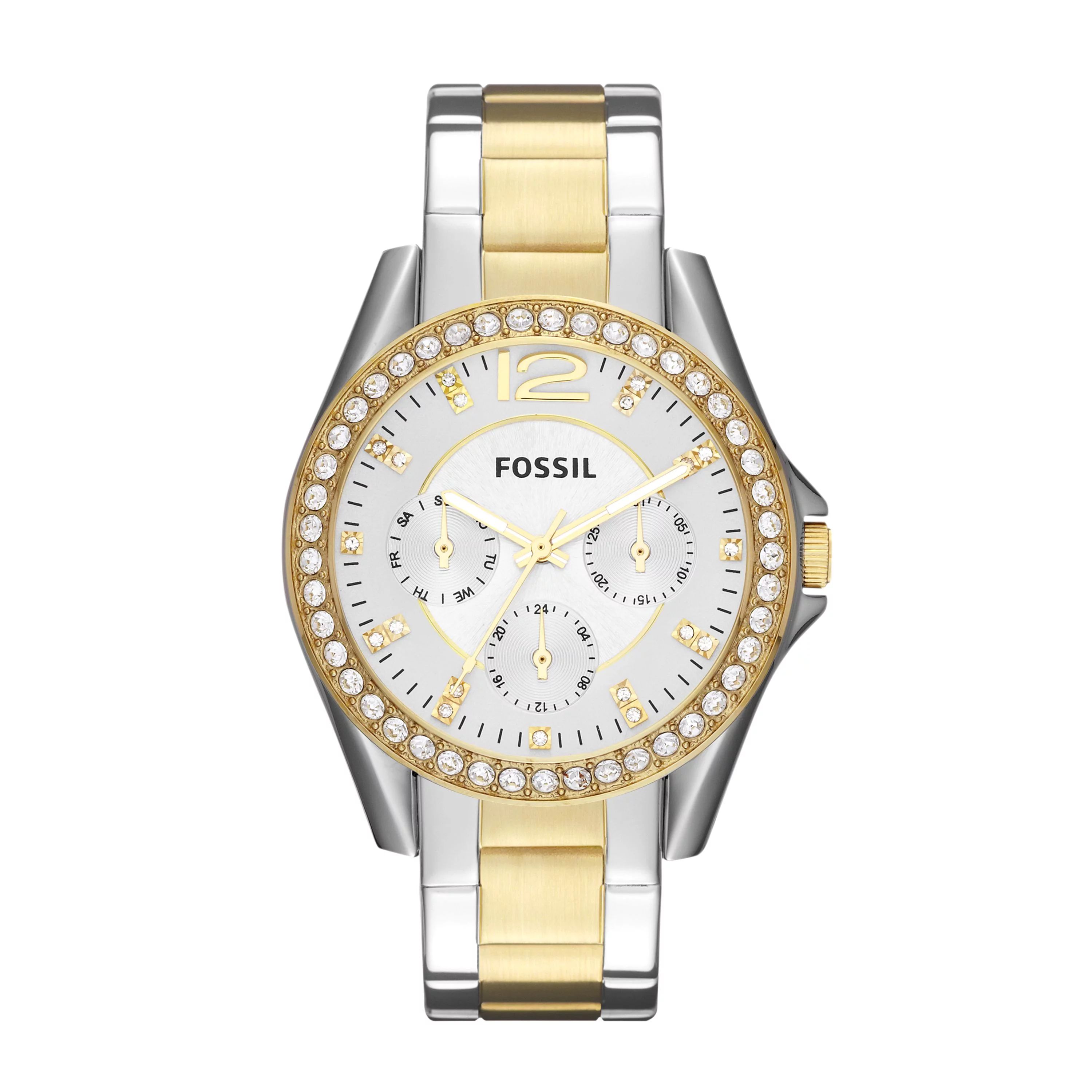 Fossil Women's Riley Multifunction, Two-Tone-Tone Stainless Steel Watch, ES3204 | Walmart (US)