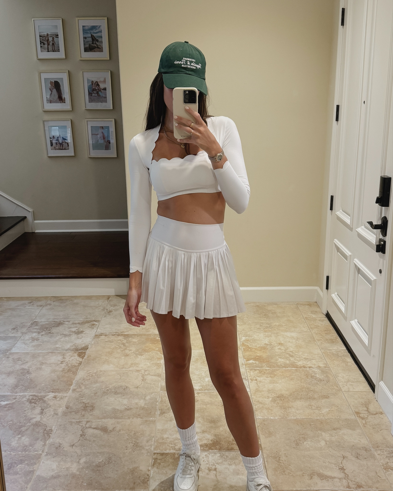 All White Tennis Outfit 🎾 

#LTKFitness #LTKActive