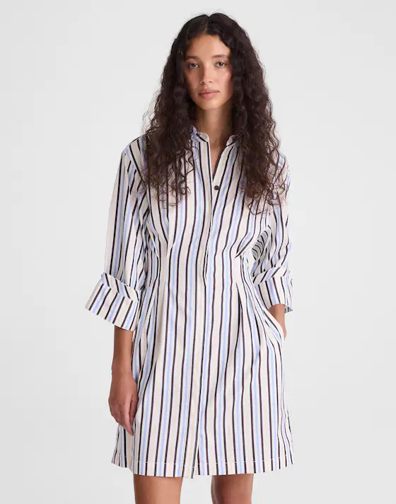 Tucked Mini Shirtdress | Madewell