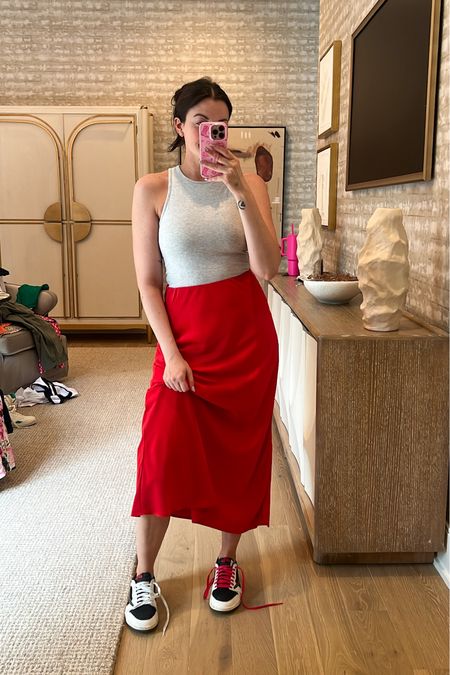 This satin maxi skirt is easy to style for summer and comes in several different colors! Use code “AFTIA” for an additional 15% off 

#LTKFindsUnder50 #LTKSaleAlert #LTKStyleTip