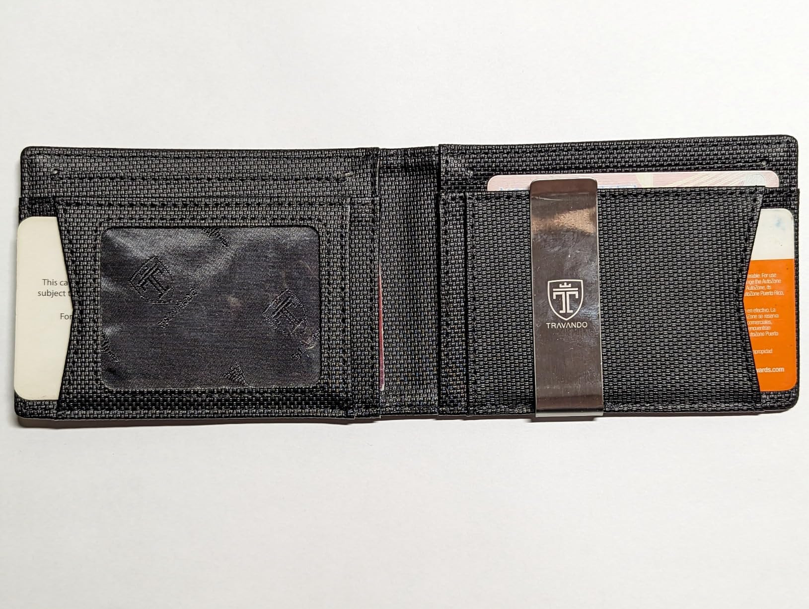 TRAVANDO Mens Slim Wallet with Money Clip AUSTIN RFID Blocking Bifold Credit Card Holder for Men with Gift Box | Amazon (US)