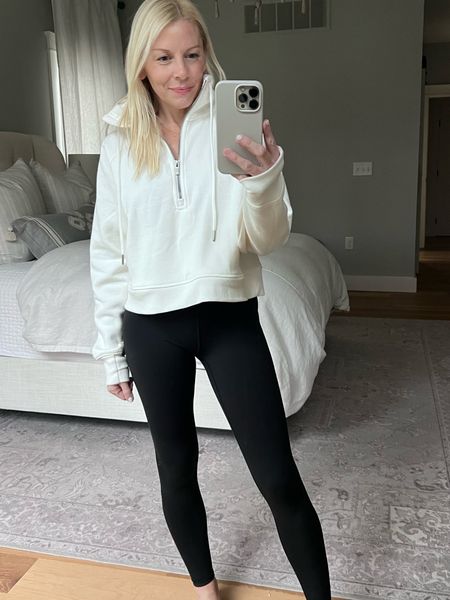 New Athleisure - love these under $25 leggings super soft and stretchy! Comfy pullover perfect for layering - wearing XS in both 

#LTKfitness #LTKfindsunder50 #LTKover40