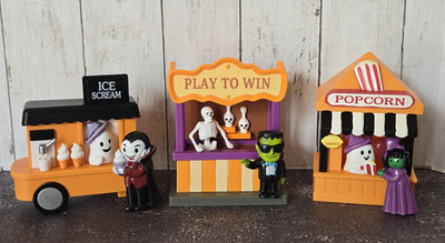 2026 Target Bullseye 3pc Halloween Carnival Spooky Town Village Set NEW | eBay | eBay US