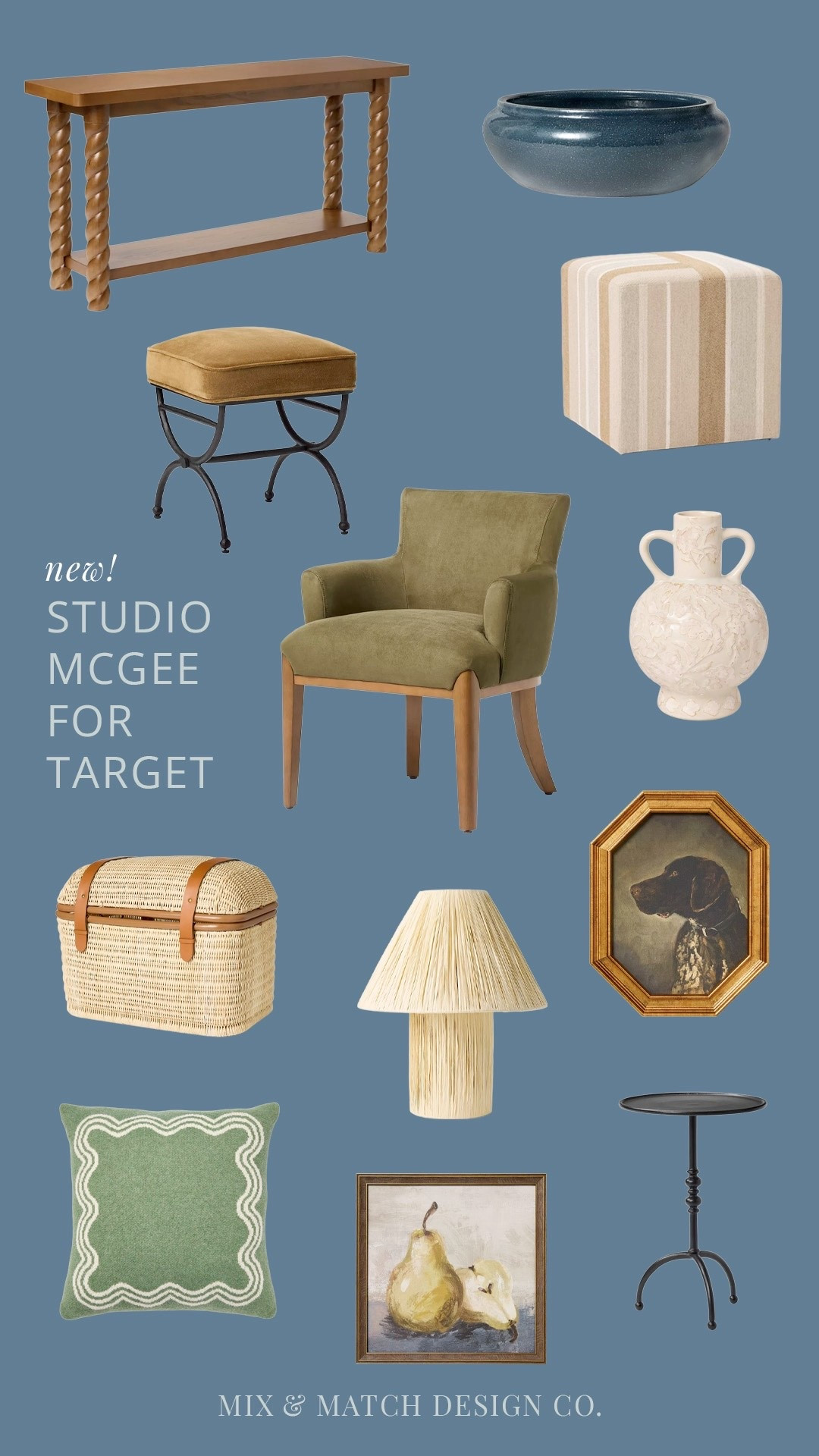 New Studio McGee at Target is live! This collection has a little bit of a traditional, old world style to it, but with a fresh twist and I’m loving a lot of the pieces from it. There are more to come in the next month or two, but here are some faves from the furniture and decor that have been released so far. That new fabric on the Lynnwood ottoman might be my very favorite one of all!

As with all popular releases, things go out of stock quickly, but often get restocked quickly as well! So keep checking back and sign up for the alerts to be notified when they do. 

#LTKHome