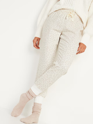 Patterned Flannel Jogger Pajama Pants for Women | Old Navy (US)