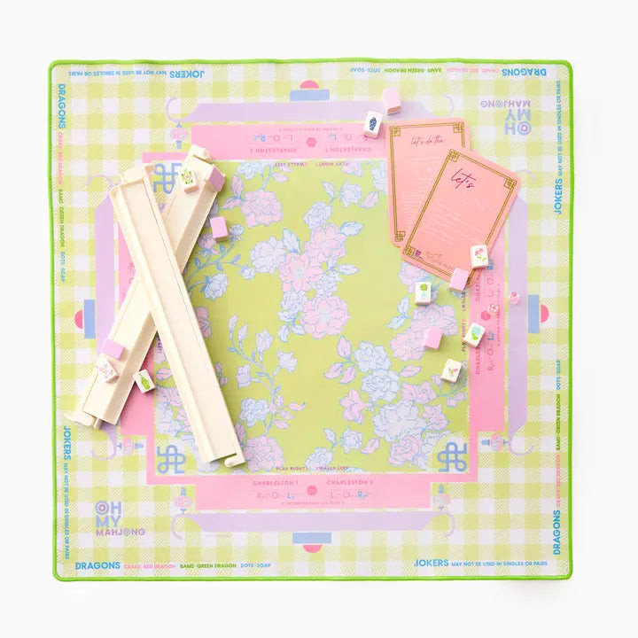 Garden Party Mat | Pink Antlers